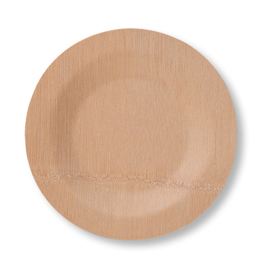 11″ Round Bamboo Wedding Plates – Compostable & Biodegradable | Bulk MOQ 50,000 pcs | EXW Prices