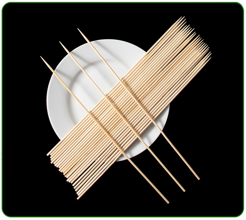Premium Bamboo BBQ Skewers | Length 100–900 mm | Diameter 2–7 mm | EXW prices