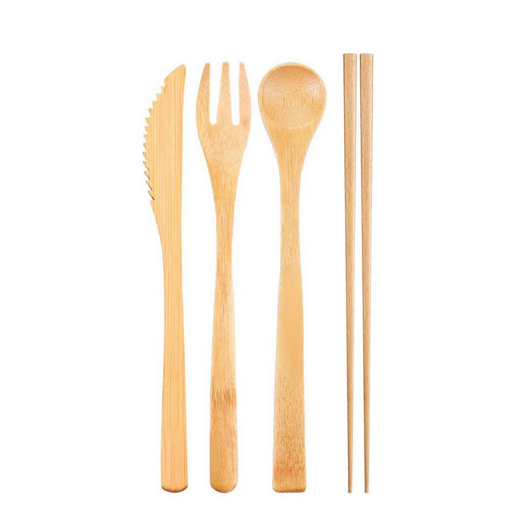 Reusable Bamboo Cutlery Set – 3/4/5/6/7/8/9 pcs a set for options | EXW Prices