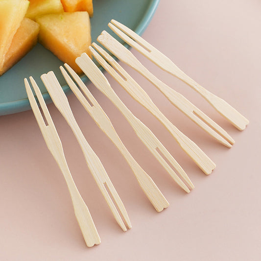 Bamboo Fruit Forks 100pcs/bag | EXW Prices per bag