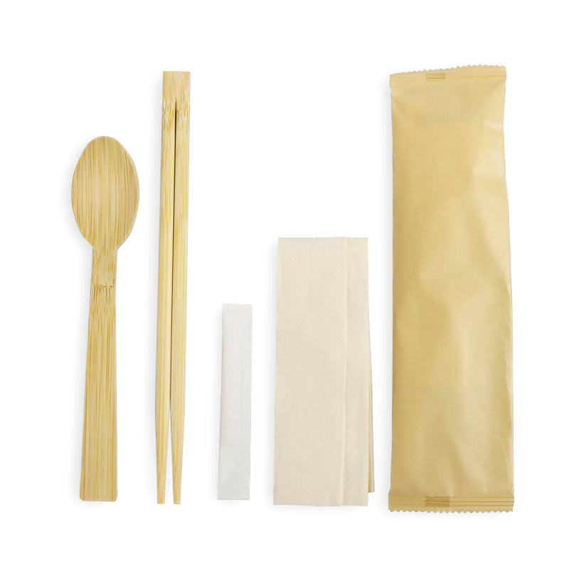 DDP deliver to door | 100~5000pcs | Disposable bamboo knife, bamboo fork and bamboo spoon