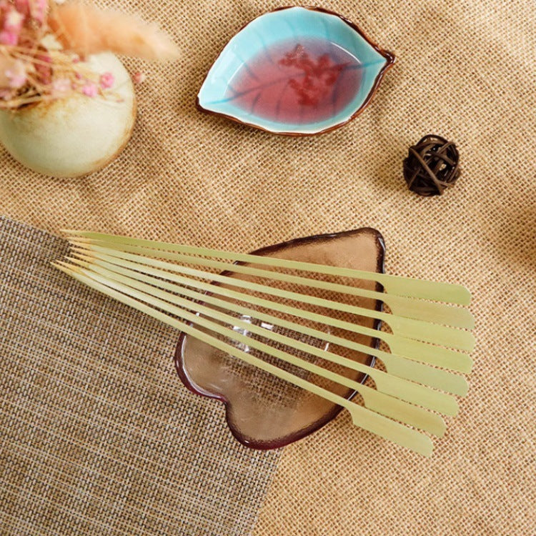 Bamboo Paddle Skewers – Flat Grip Picks for Appetizers & Catering (100pcs/bag) | EXW Prices per bags