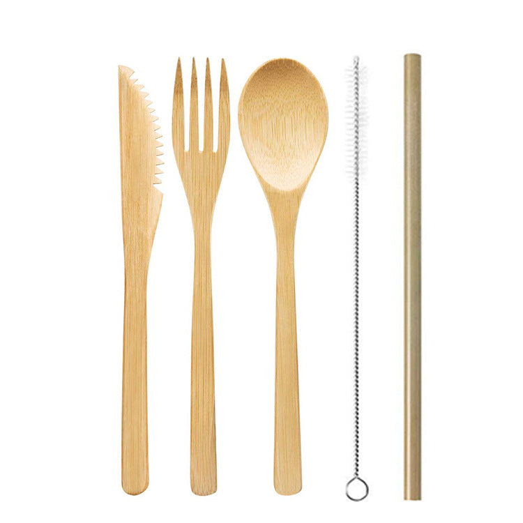 Reusable Bamboo Cutlery Set – 3/4/5/6/7/8/9 pcs a set for options | EXW Prices