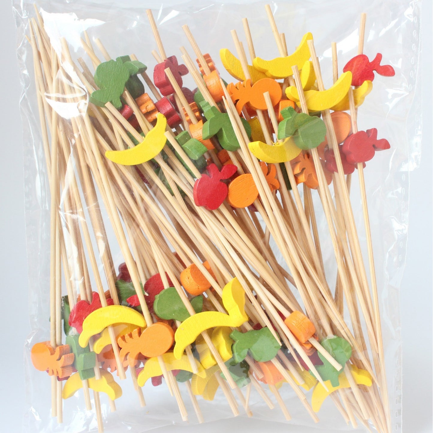 Models 1~100 | Bamboo Fruit Picks Food Picks – 10000pcs/Carton | Disposable Skewers for Parties & Catering | EXW Prices