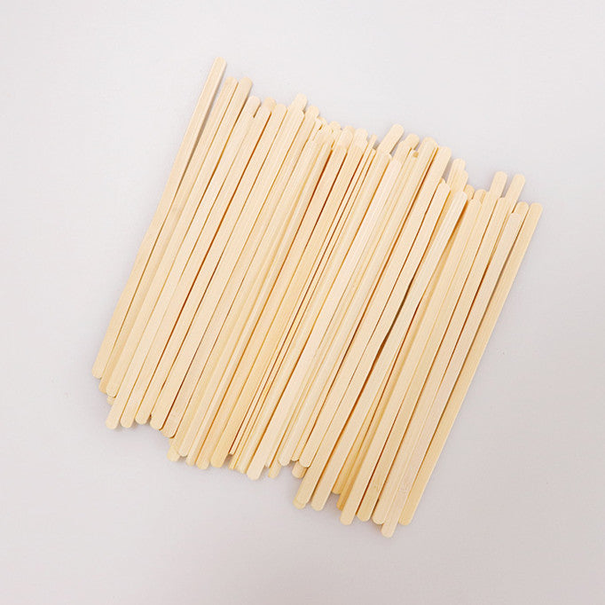 Flat-Head Bamboo Coffee Stirrers – 100pcs/Bag, 100 Bags/Carton | Eco-Friendly Coffee Sticks | EXW Prices