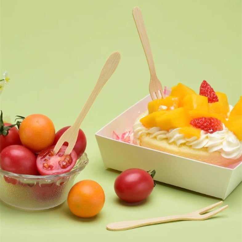 Bamboo Fruit Forks 100pcs/bag | EXW Prices per bag