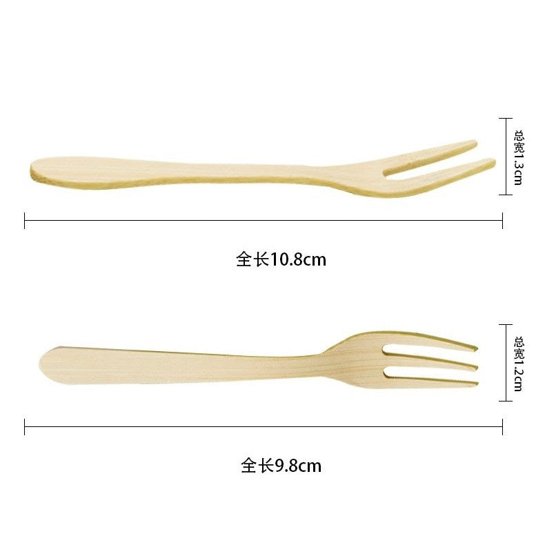 Bamboo Fruit Forks 100pcs/bag | EXW Prices per bag