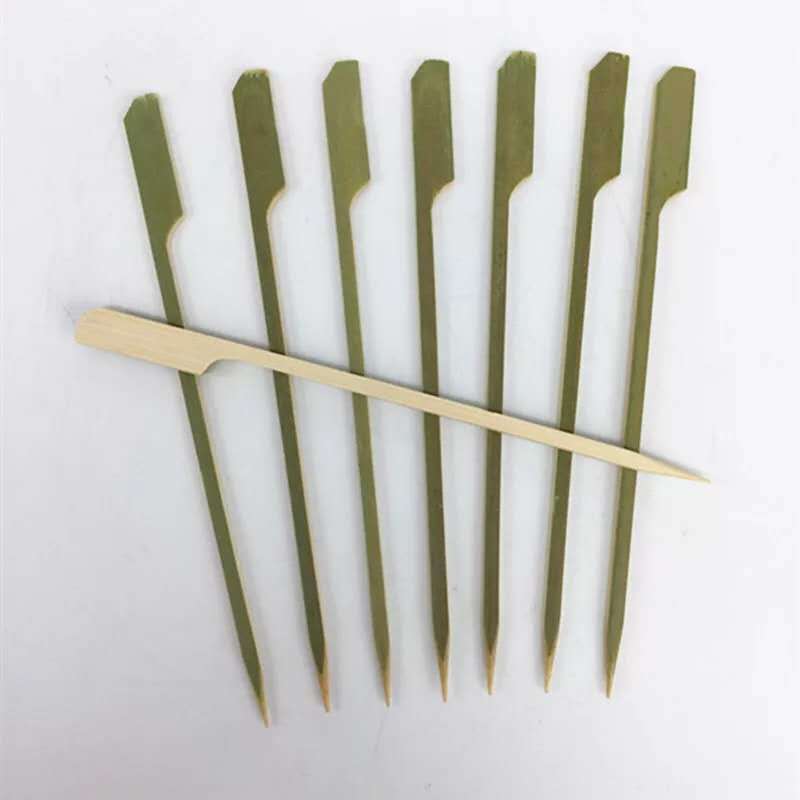 Bamboo Paddle Skewers – Flat Grip Picks for Appetizers & Catering (100pcs/bag) | EXW Prices per bags