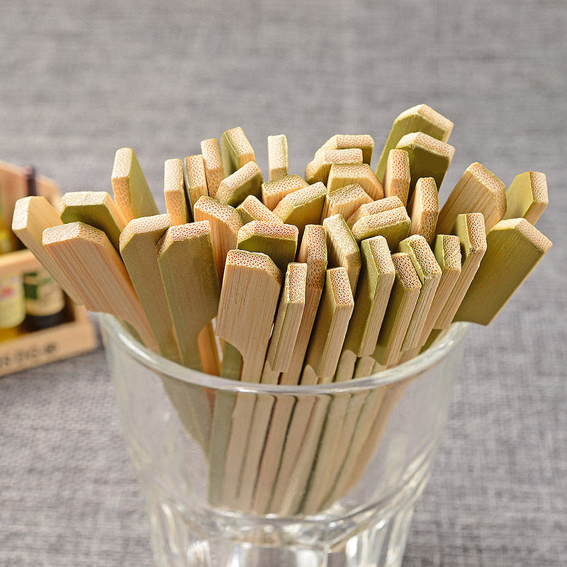 Bamboo Paddle Skewers – Flat Grip Picks for Appetizers & Catering (100pcs/bag) | EXW Prices per bags