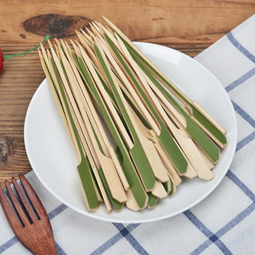 Bamboo Paddle Skewers – Flat Grip Picks for Appetizers & Catering (100pcs/bag) | EXW Prices per bags