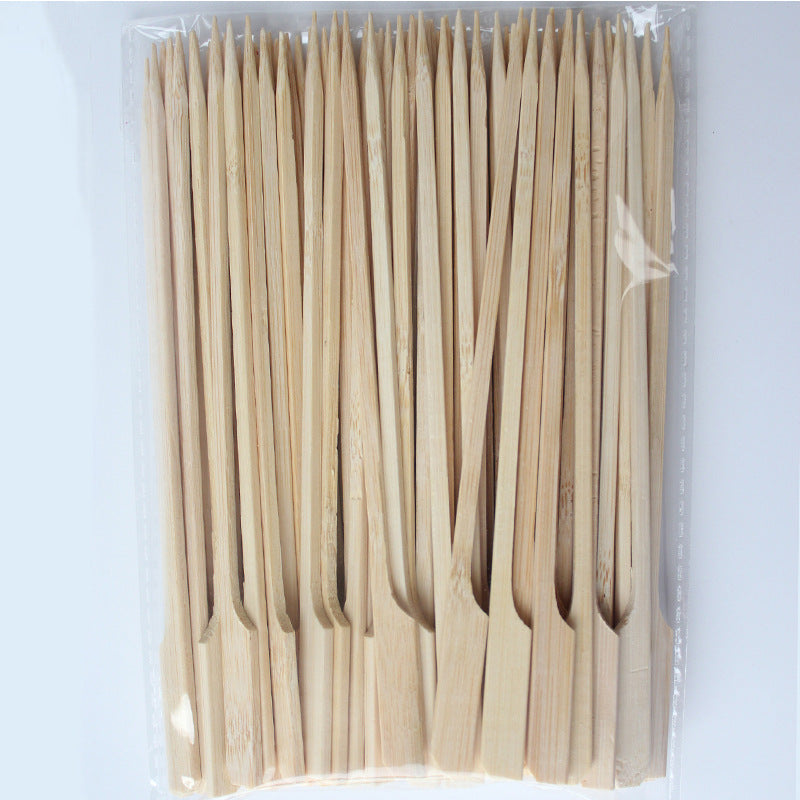 Bamboo Paddle Skewers – Flat Grip Picks for Appetizers & Catering (100pcs/bag) | EXW Prices per bags