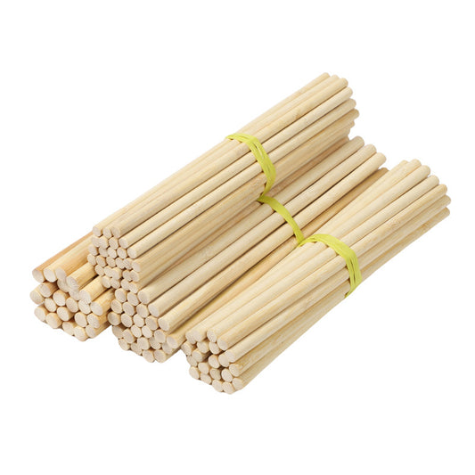 Bamboo Round Sticks – Smooth Natural Skewers for Food & Crafts (10,000pcs/ctn) | EXW Prices