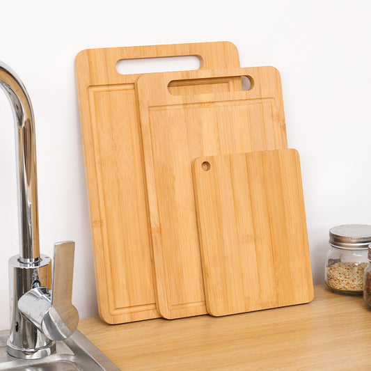 BambooLife.store Bamboo Portable Chopping Board 3-Piece Set