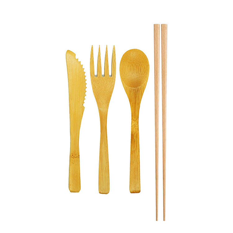 Reusable Bamboo Cutlery Set – 3/4/5/6/7/8/9 pcs a set for options | EXW Prices