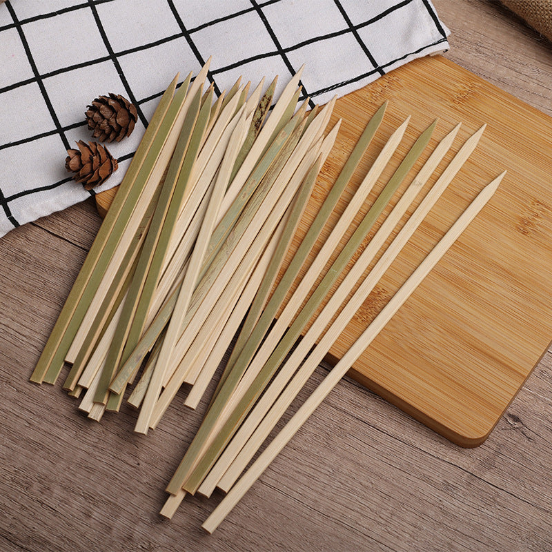 Flat bamboo skewers, bamboo sticks 10000pcs in a carton | EXW Prices