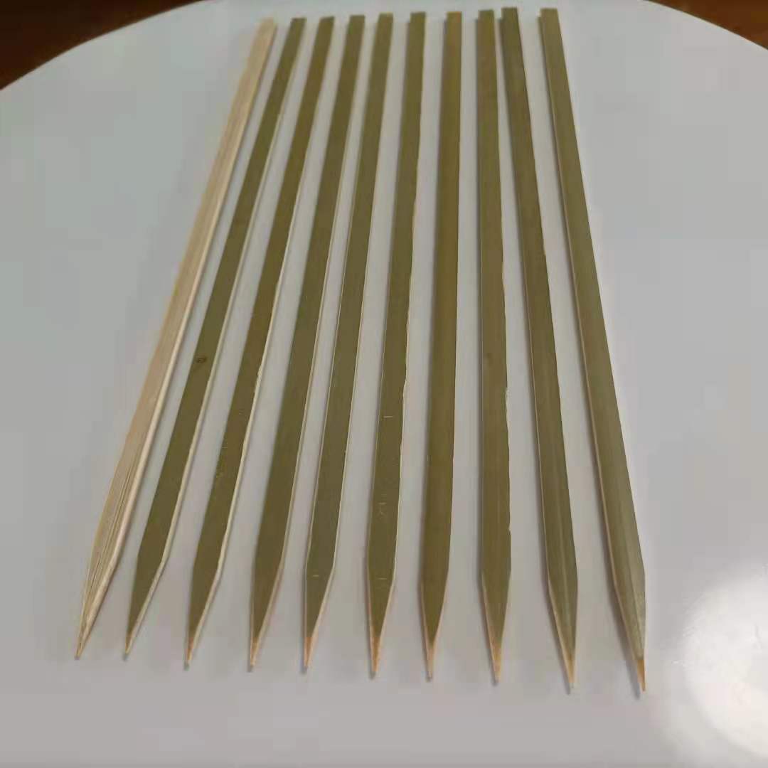 Flat bamboo skewers, bamboo sticks 10000pcs in a carton | EXW Prices
