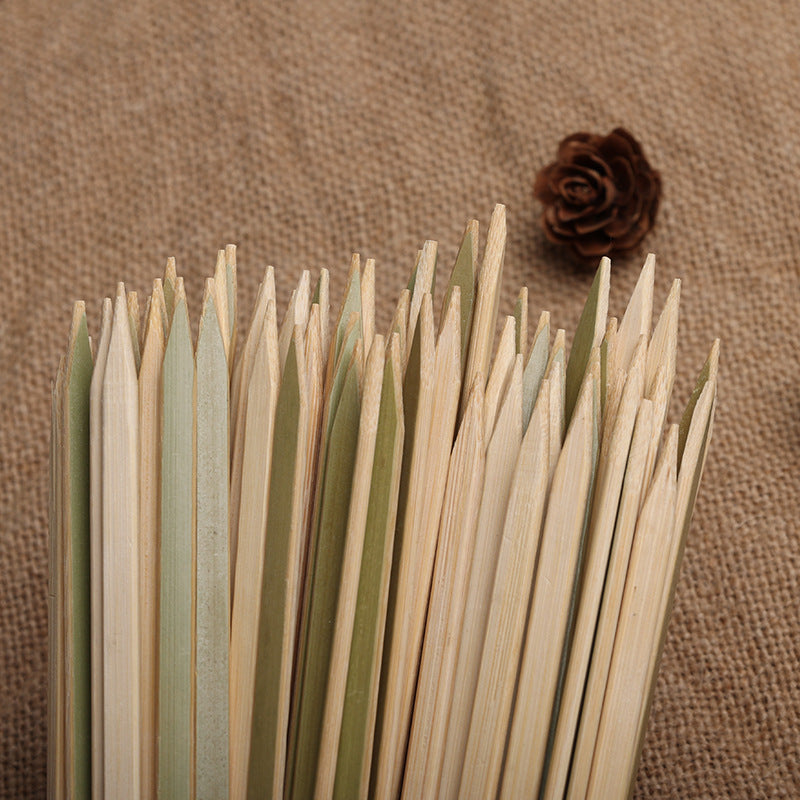 Flat bamboo skewers, bamboo sticks 10000pcs in a carton | EXW Prices