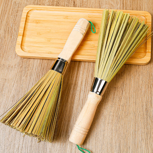 Bamboo Kitchenware | Bamboo Kitchen Cleaning Tools | Natural Bamboo Pot Brush with Long Handle – Eco-Friendly Non-Scratch Kitchen Brush Wholesale