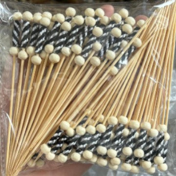Models 1~100 | Bamboo Fruit Picks Food Picks – 10000pcs/Carton | Disposable Skewers for Parties & Catering | EXW Prices