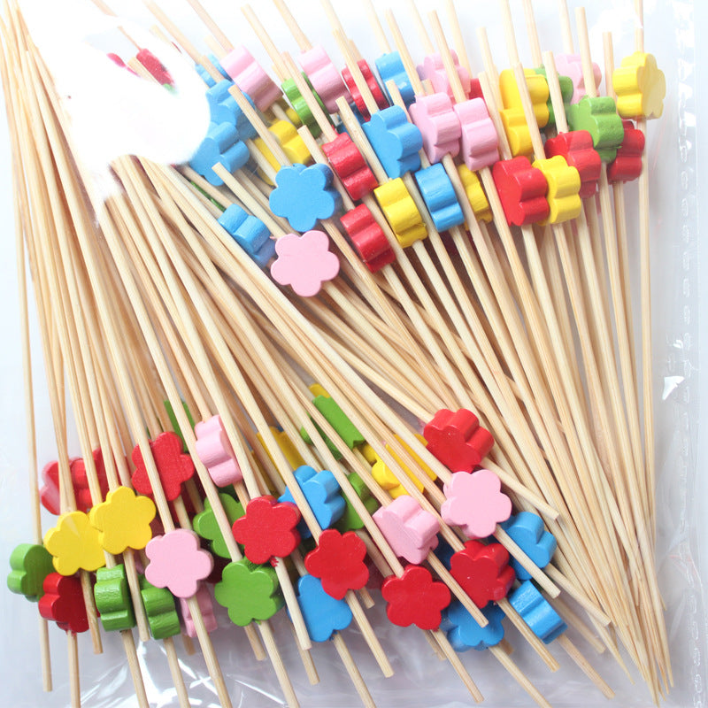 Models 1~100 | Bamboo Fruit Picks Food Picks – 10000pcs/Carton | Disposable Skewers for Parties & Catering | EXW Prices
