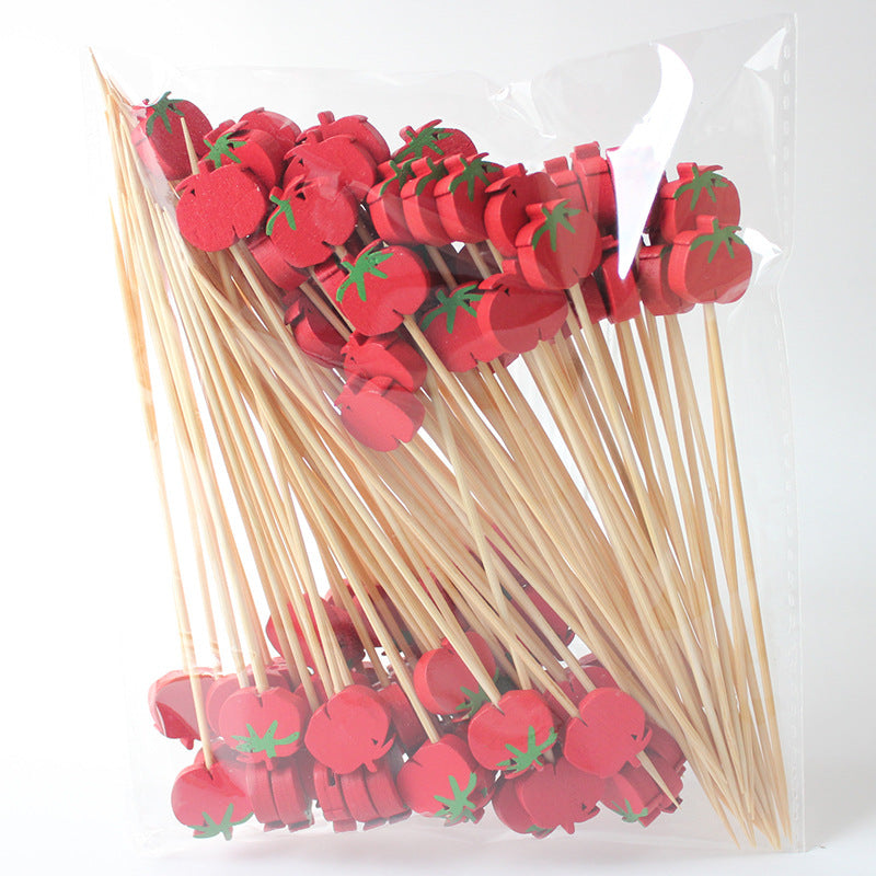 Models 1~100 | Bamboo Fruit Picks Food Picks – 10000pcs/Carton | Disposable Skewers for Parties & Catering | EXW Prices