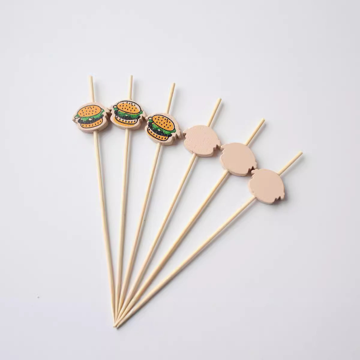 Models 101~200 | Bamboo Fruit Picks Food Picks – 10000pcs/Carton | Disposable Skewers for Parties & Catering | EXW Prices