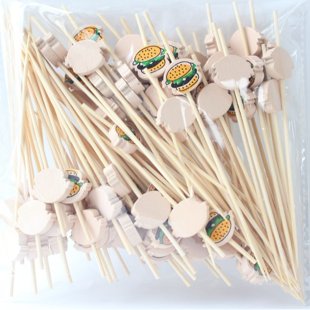 Models 101~200 | Bamboo Fruit Picks Food Picks – 10000pcs/Carton | Disposable Skewers for Parties & Catering | EXW Prices