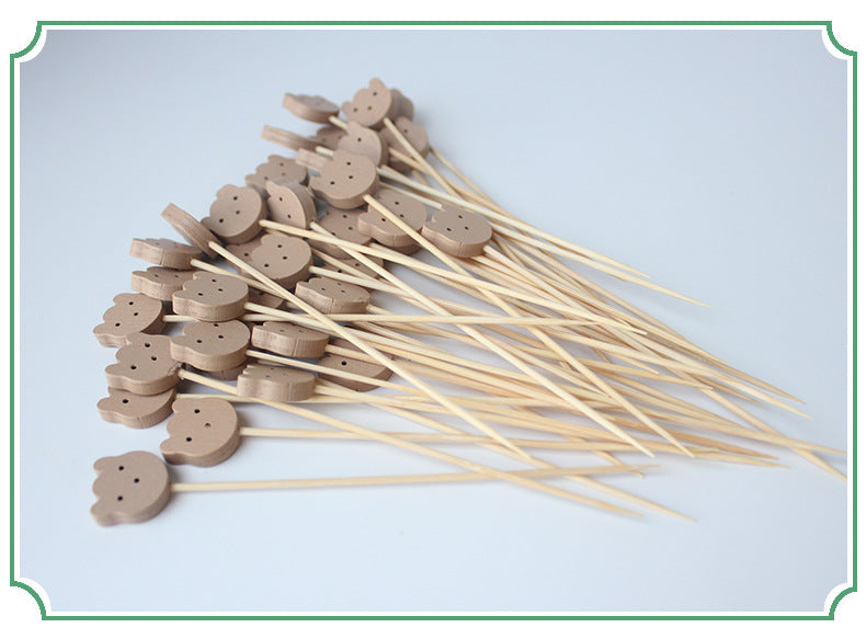 Models 101~200 | Bamboo Fruit Picks Food Picks – 10000pcs/Carton | Disposable Skewers for Parties & Catering | EXW Prices