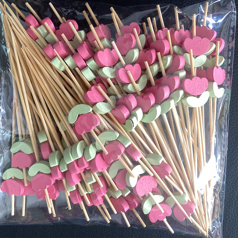 Models 101~200 | Bamboo Fruit Picks Food Picks – 10000pcs/Carton | Disposable Skewers for Parties & Catering | EXW Prices