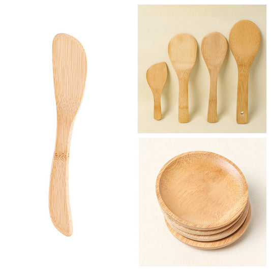 Bamboo Kitchenware | Bamboo Cooking Utensils | Eco-Friendly Bamboo Rice Scoops, Sushi Knife & Sauce Dish – Heat-Resistant Wholesale