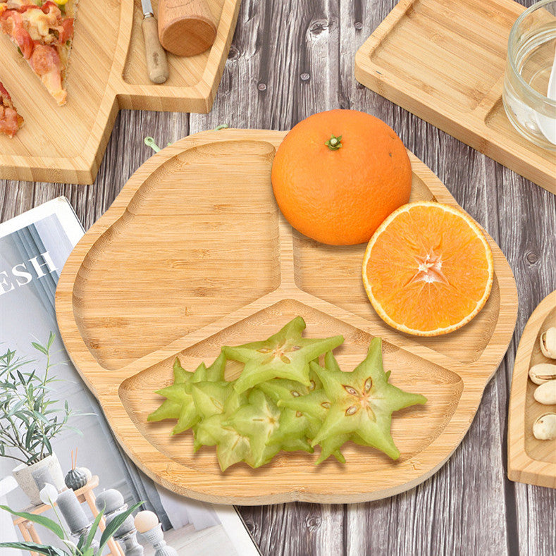Bamboo Homeware | Bamboo Serving Trays | Creative Modular Bamboo Snack & Tea Serving Tray – Multi-Compartment, Custom Logo Wholesale