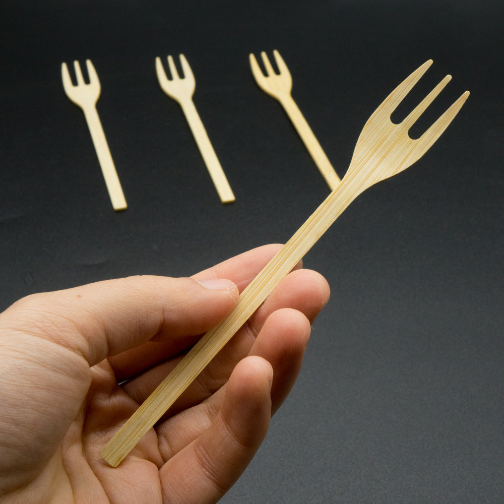Bamboo Fruit Forks 100pcs/bag | EXW Prices per bag
