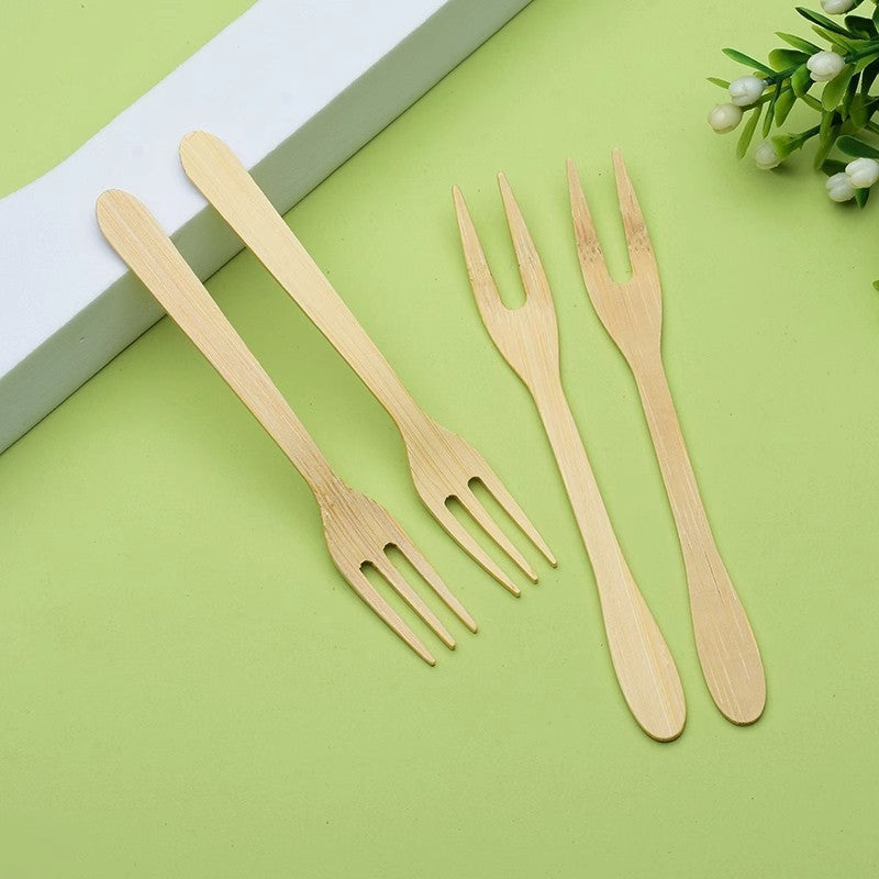 Bamboo Fruit Forks 100pcs/bag | EXW Prices per bag