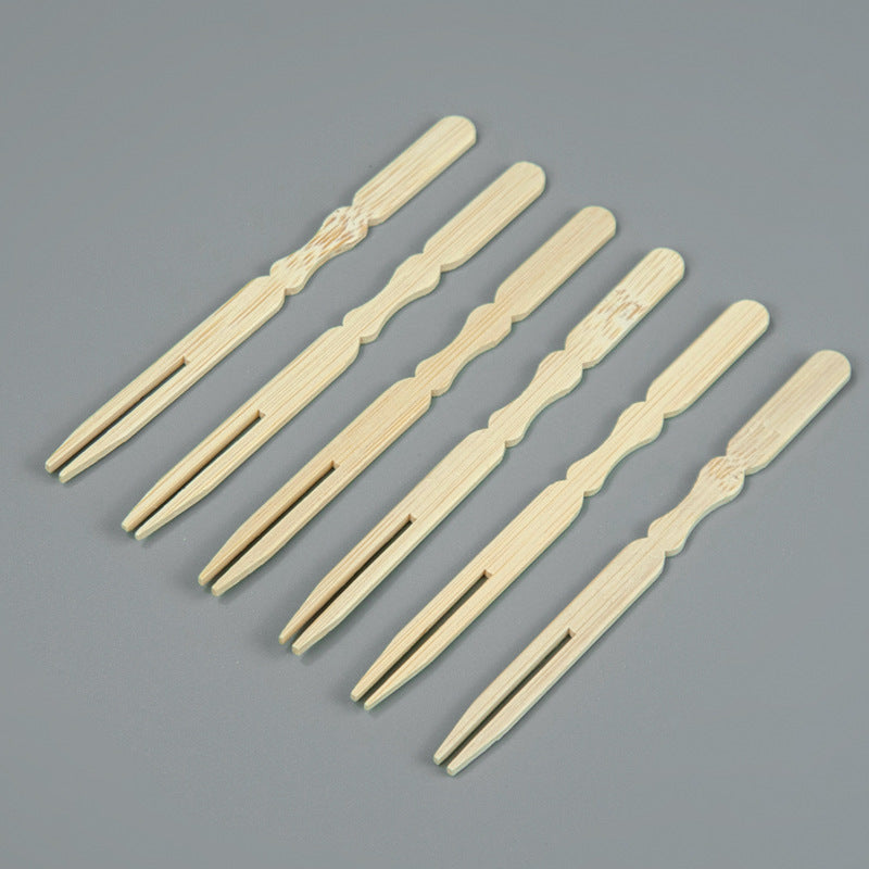 Bamboo Fruit Forks 100pcs/bag | EXW Prices per bag