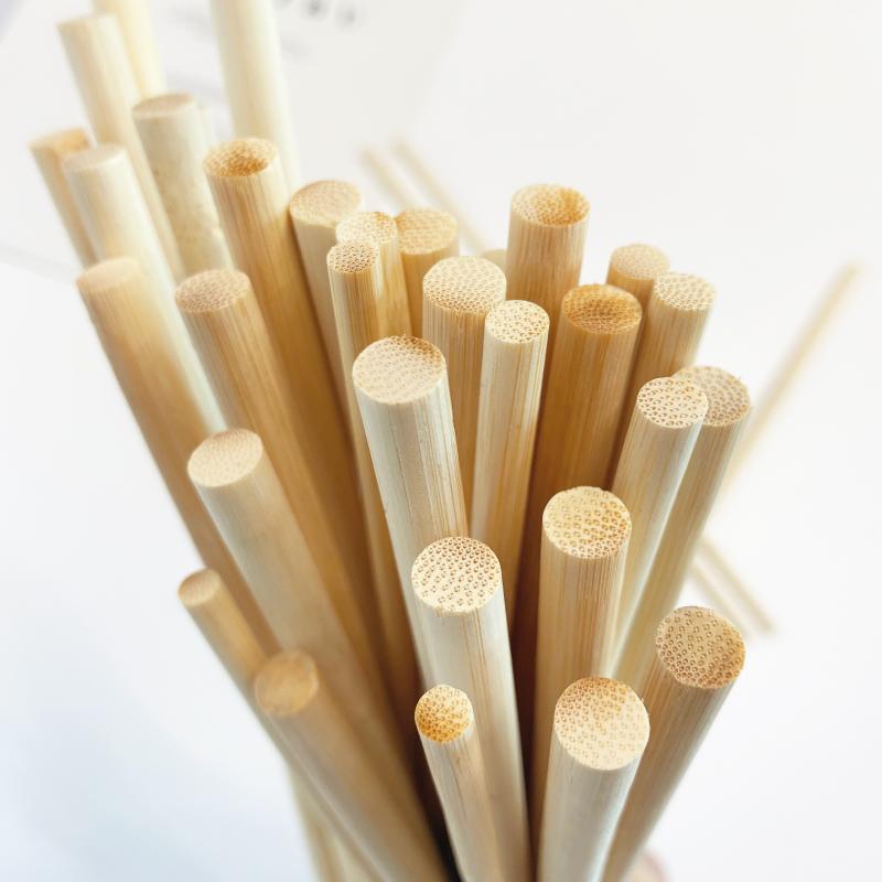 Bamboo Round Sticks – Smooth Natural Skewers for Food & Crafts (10,000pcs/ctn) | EXW Prices