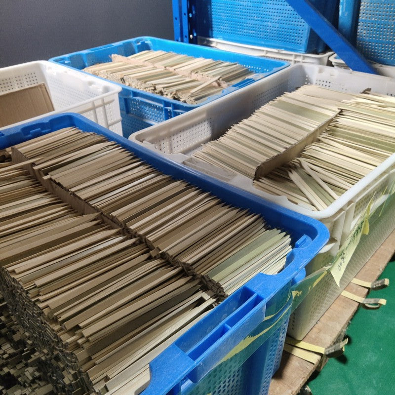 Flat bamboo skewers, bamboo sticks 10000pcs in a carton | EXW Prices