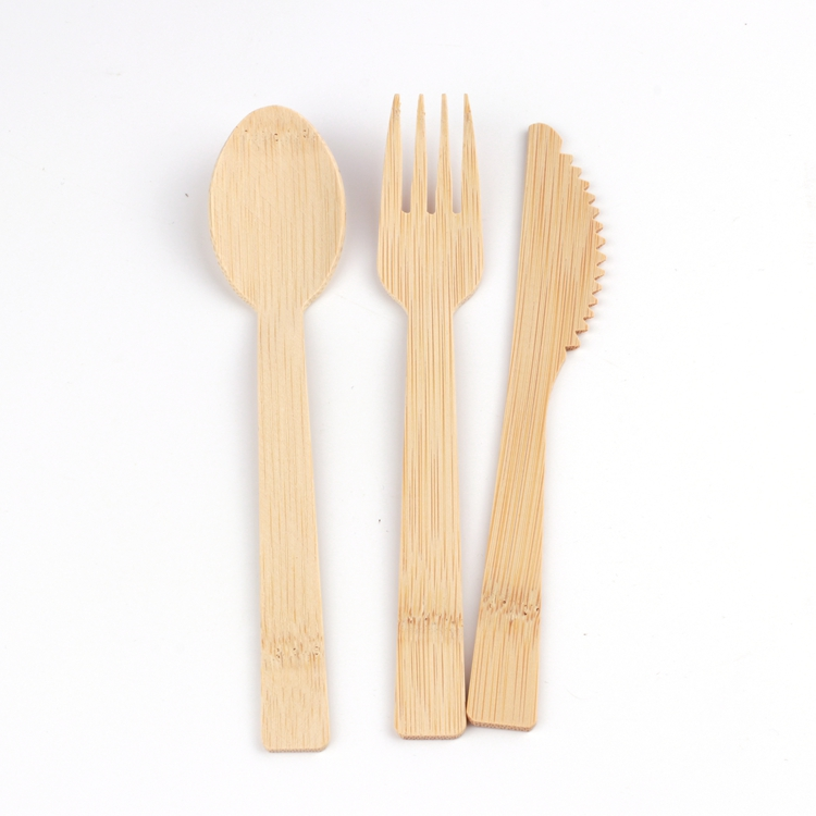 DDP deliver to door | 100~5000pcs | Disposable bamboo knife, bamboo fork and bamboo spoon
