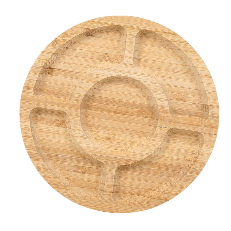 Bamboo Homeware | Bamboo Serving Trays | Creative Modular Bamboo Snack & Tea Serving Tray – Multi-Compartment, Custom Logo Wholesale